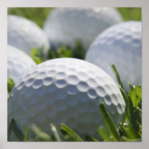 Golfball-Druck Poster