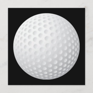 Golfball-Einladung Einladung