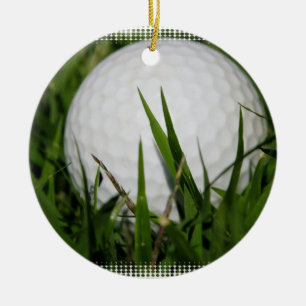 Golfball-Entwurfs-Verzierung Keramik Ornament