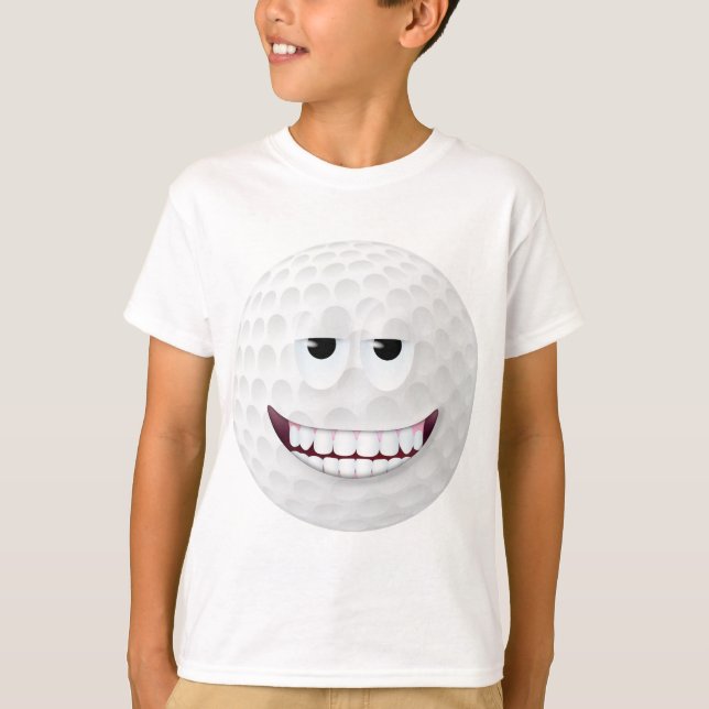 Golfball-Gesicht 2 T-Shirt (Vorderseite)