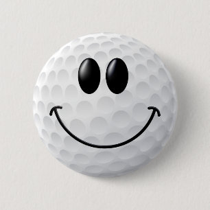 Golfball-Gesicht Button