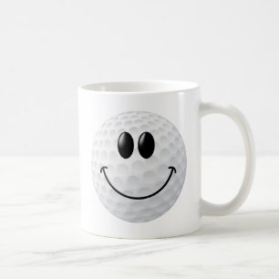 Golfball-Gesicht Kaffeetasse