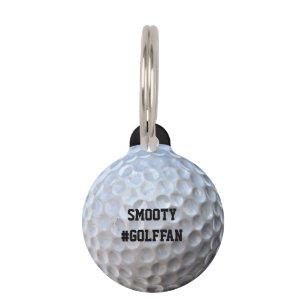 Golfball Haustiermarke