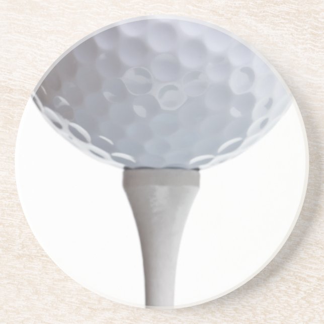Golfball-Hintergrund - Golf spielende Untersetzer (Vorne)