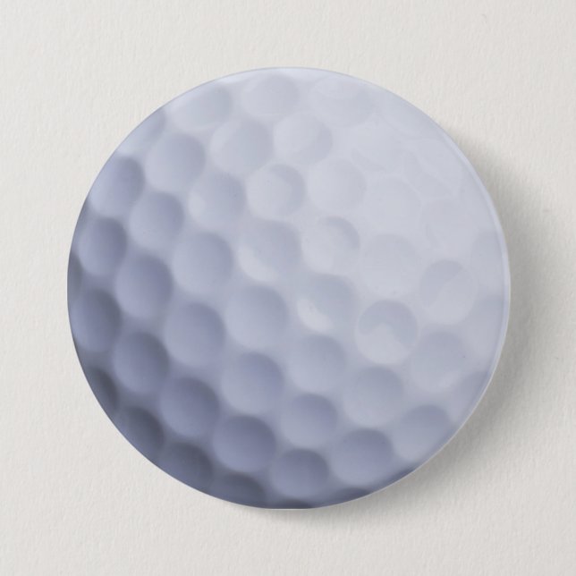 Golfball-Hintergrund kundengebundene Schablone Button (Vorderseite)