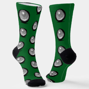 Golfball-Illustration Socken