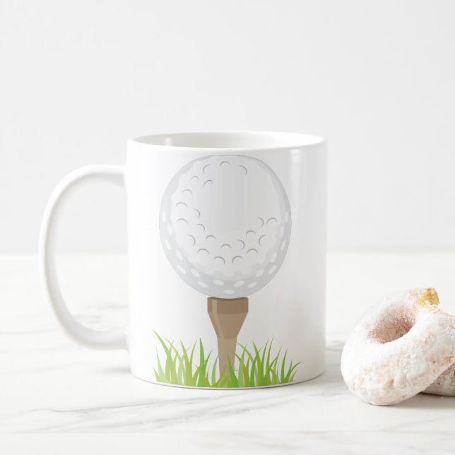Golfball Kaffeetasse (Mit Donut)