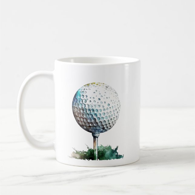 Golfball Kaffeetasse (Links)
