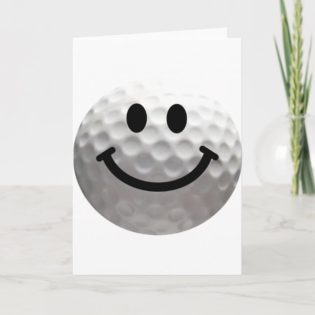 Golfball Karte (Vorderseite)