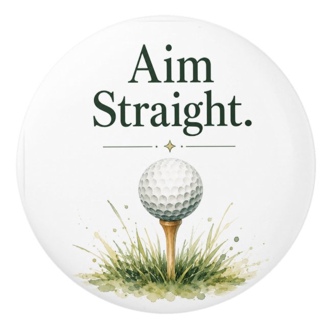 Golfball  keramikknauf (Vorderseite)