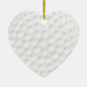 Golfball Keramikornament