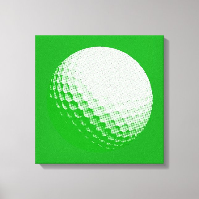 Golfball Leinwanddruck (Vorderseite)