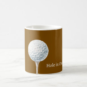 Golfball-Loch-in-Eins Kaffeetasse