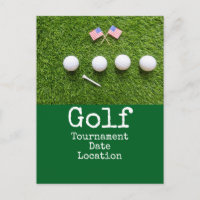 Golfball mit amerikanischer Flagge Golfturnier