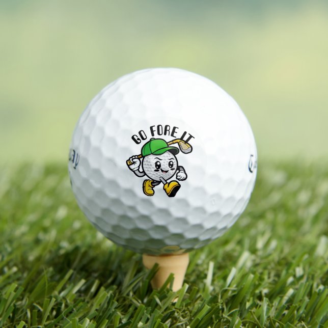 Golfball mit großer Persönlichkeit - Lustiges 'Go  (Insitu T-Shirt)
