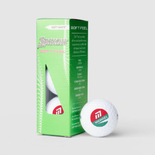 Golfball mit individuelle Name Golf Balls