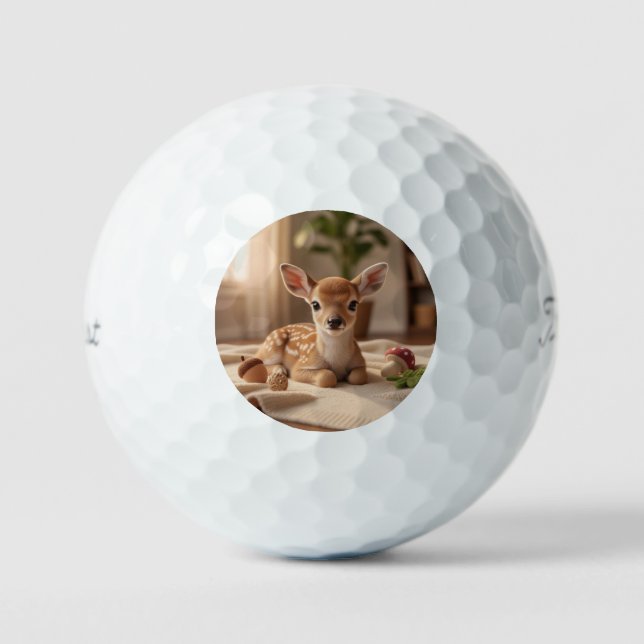 Golfball mit individuellem Foto als Geschenk für b (Vorderseite)