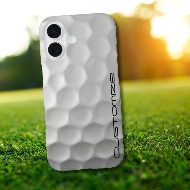 Golfball mit Personalisiertem Text Case-Mate iPhone Hülle (Von Creator hochgeladen)