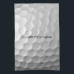 Golfball mit Personalisiertem Text Geschirrtuch<br><div class="desc">Einzigartiges Design für den lässigen Golfer zum beruflichen im Herzen. Einzigartig und elegant,  wird dies Ihre Golffreunde beim nächsten Turnier oder der nächsten Ansammlung sicherlich beeindrucken. Passen Sie diesen Golf Ball mit dem Text Ihrer Wahl an.</div>