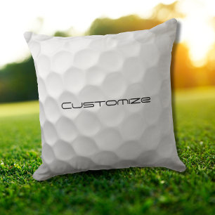 Golfball mit Personalisiertem Text Kissen