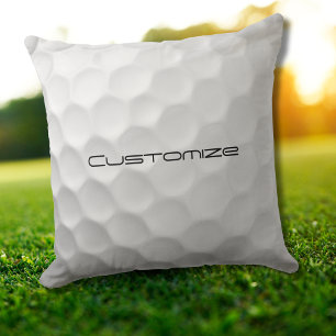 Golfball mit Personalisiertem Text Kissen