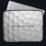 Golfball mit Personalisiertem Text Laptopschutzhülle<br><div class="desc">Einzigartiges Design für den lässigen Golfer zum beruflichen im Herzen. Einzigartig und elegant, wird dies Ihre Golffreunde beim nächsten Turnier oder der nächsten Ansammlung sicherlich beeindrucken. Passen Sie diesen Golf Ball mit dem Text Ihrer Wahl an.</div>