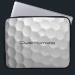 Golfball mit Personalisiertem Text Laptopschutzhülle<br><div class="desc">Einzigartiges Design für den lässigen Golfer zum beruflichen im Herzen. Einzigartig und elegant,  wird dies Ihre Golffreunde beim nächsten Turnier oder der nächsten Ansammlung sicherlich beeindrucken. Passen Sie diesen Golf Ball mit dem Text Ihrer Wahl an.</div>