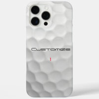 Golfball mit Personalisiertem Text und Nummer