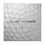 Golfball mit Personalisiertem Text und Nummer Fliese<br><div class="desc">Passen Sie dieses Bild mit Text und Nummer Ihrer Wahl an. Einzigartiges Design für den lässigen Golfer zum beruflichen im Herzen. Einzigartig und elegant,  wird dies sicherlich Ihre Golffreunde beim nächsten Turnier beeindrucken.</div>