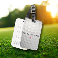 Golfball mit Personalisiertem Text und Nummer