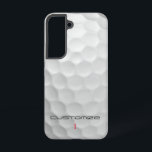 Golfball mit Personalisiertem Text und Nummer Samsung Galaxy Hülle<br><div class="desc">Passen Sie dieses Bild mit Text und Nummer Ihrer Wahl an. Einzigartiges Design für den lässigen Golfer zum beruflichen im Herzen. Einzigartig und elegant,  wird dies sicherlich Ihre Golffreunde beim nächsten Turnier beeindrucken.</div>
