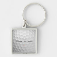 Golfball mit Personalisiertem Text und Nummer