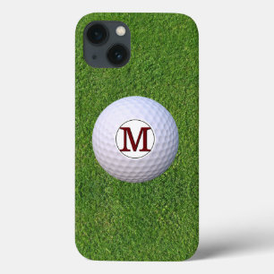 Golfball Monogramm Greens Rasen Golfer Case-Mate iPhone Hülle