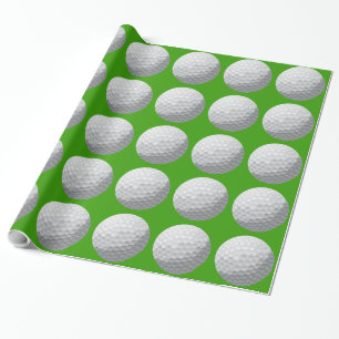 Golfball-Packpapier. Geschenkpapier