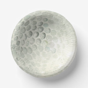 Golfball-Papierteller Pappteller