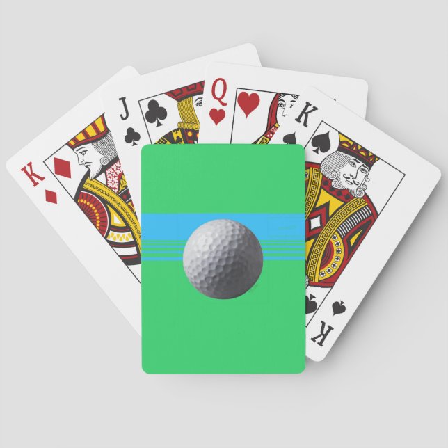Golfball Poker Spielkarten (Rückseite)