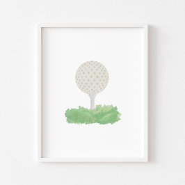 Golfball-Poster Poster