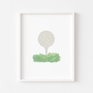 Golfball-Poster Poster