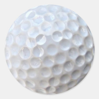 Golfball Runder Aufkleber