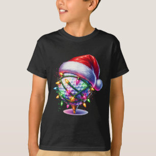 Golfball-Santa-Hut Männer Frauen Weihnachten Golfe T-Shirt