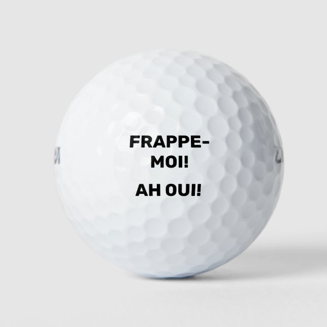Golfball schlägt mich (Vorderseite)