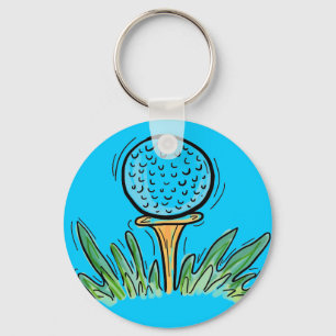 Golfball Schlüsselanhänger