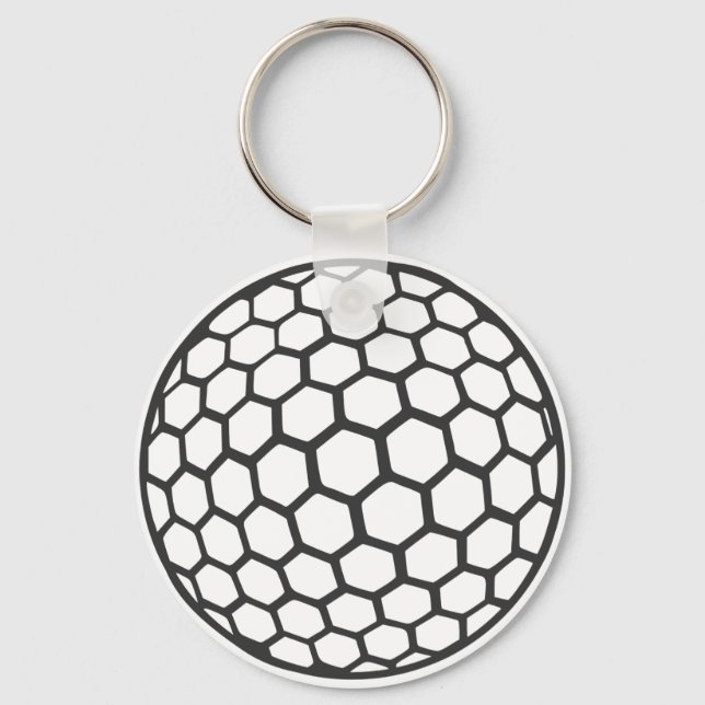 Golfball Schlüsselanhänger (Vorderseite)