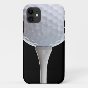 Golfball-schwarzer Hintergrund-Golf spielende Case-Mate iPhone Hülle