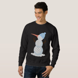 Golfball Snowman Sweatshirt