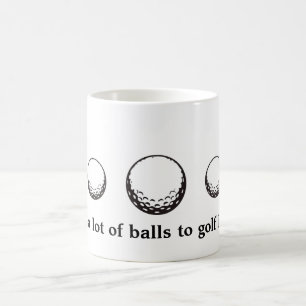 Golfball-Tasse Kaffeetasse
