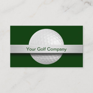 Golfball-Thema Visitenkarte