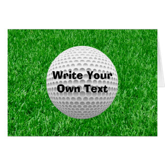 Golfball u. Rasen