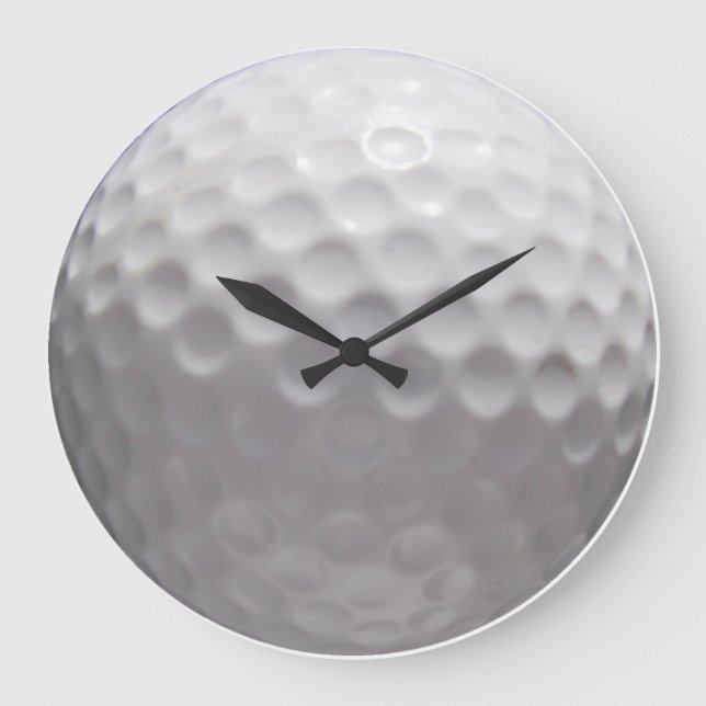Golfball-Uhr Große Wanduhr (Vorderseite)