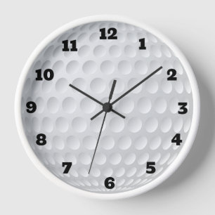 Golfball-Uhr Uhr